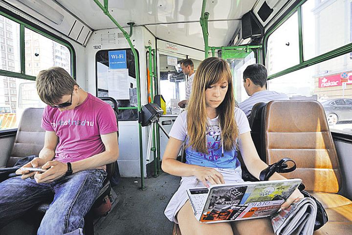 В автобусах Кирова появился бесплатный Wi-Fi