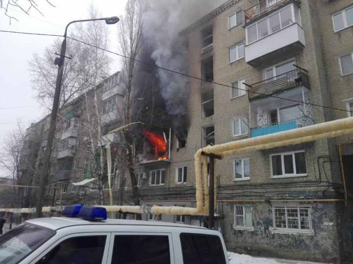 В саратовской многоэтажке произошел взрыв бытового газа