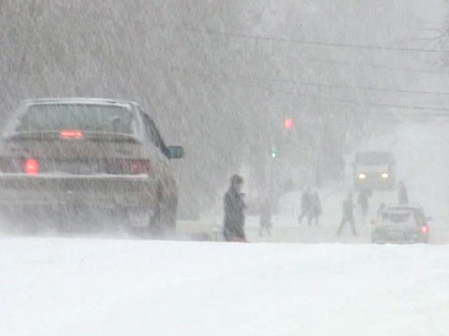 Первые дни зимы принесли в Поволжье мокрый снег, сильный ветер и метель