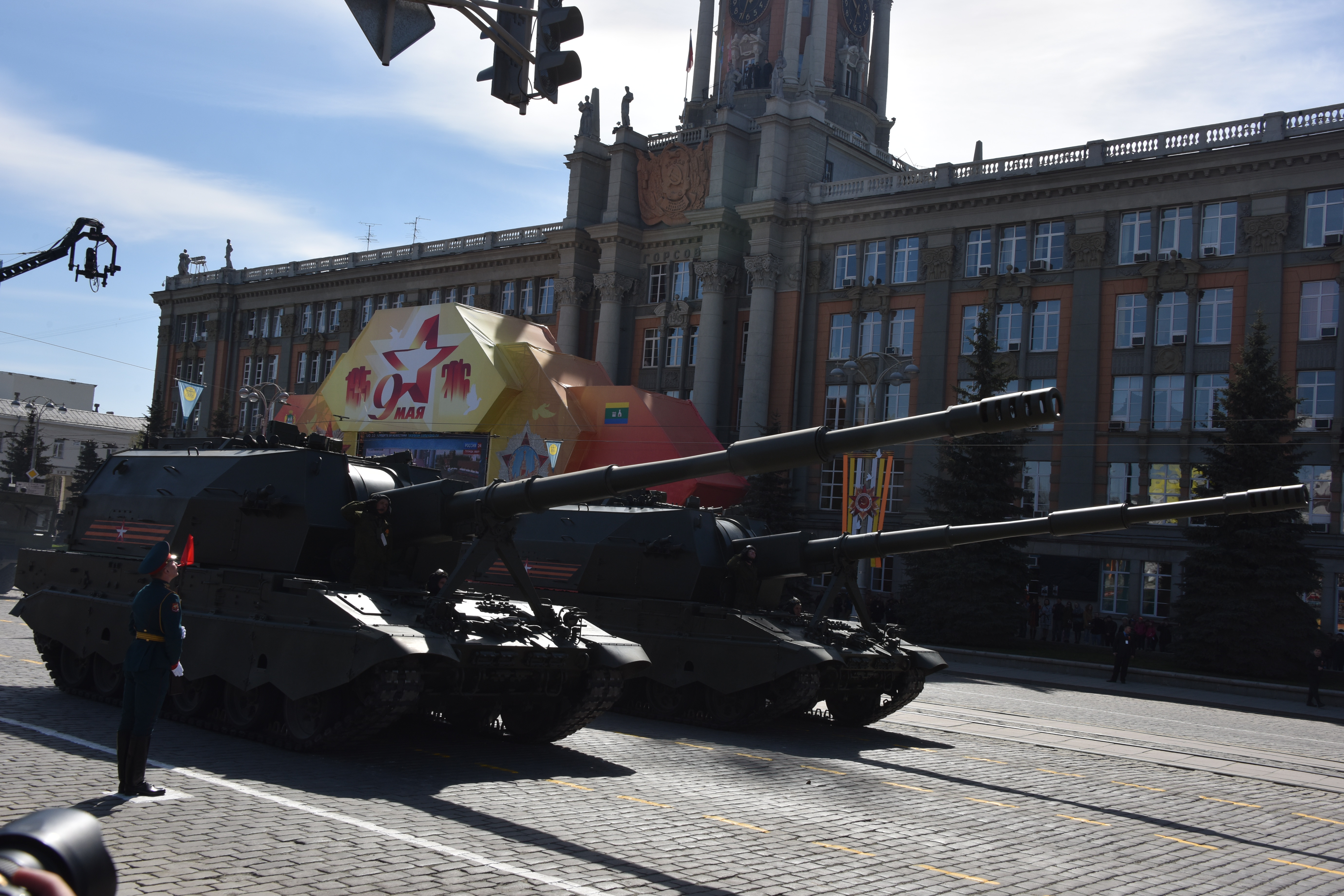 На параде Победы в Екатеринбурге продемонстрируют 18 новых образцов военной техники