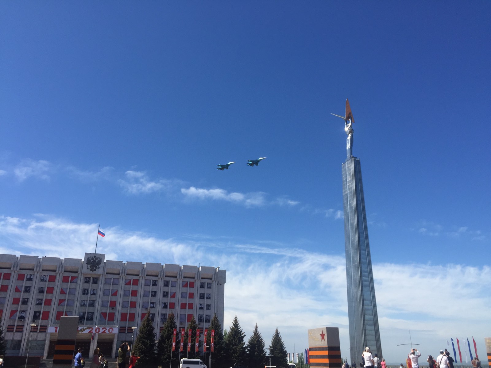 Во время парада Победы В Самаре задействуют 14 самолетов и вертолетов