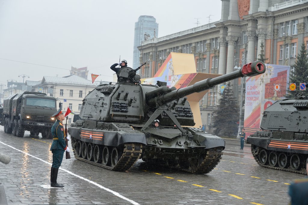 Репетиции военного парада в Екатеринбурге начнутся 4 июня