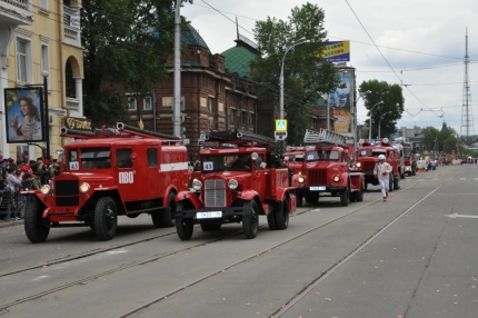 Колонна пожарной ретротехники проедет по улицам Кирова