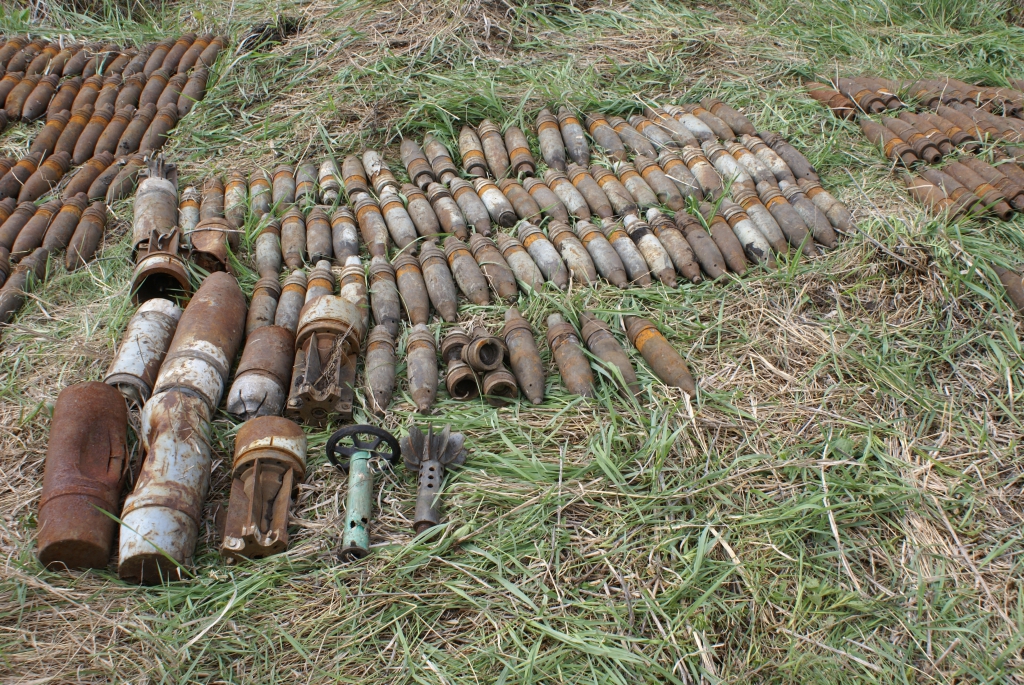 В Саратовской области обнаружен схрон с артиллерийскими боеприпасами