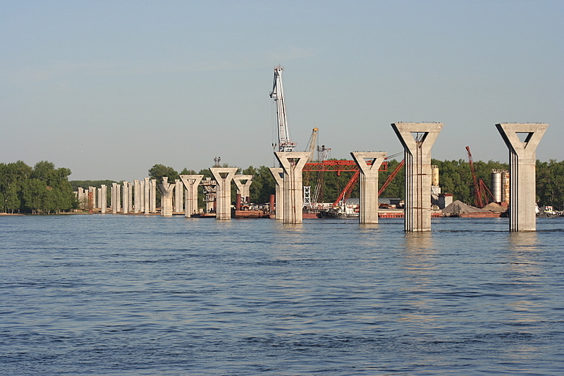 Второй мост через Волгу в Нижнем Новгороде откроют в июле 2017 г