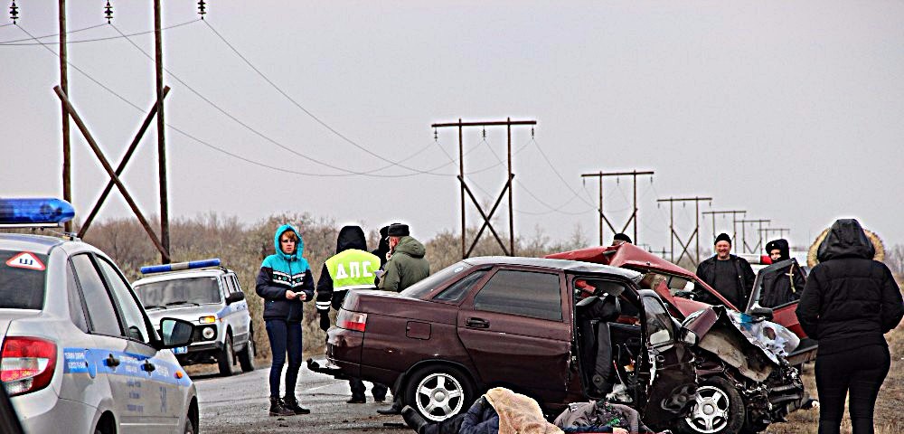 Автокатастрофа в Оренбуржье унесла жизни четырех человек