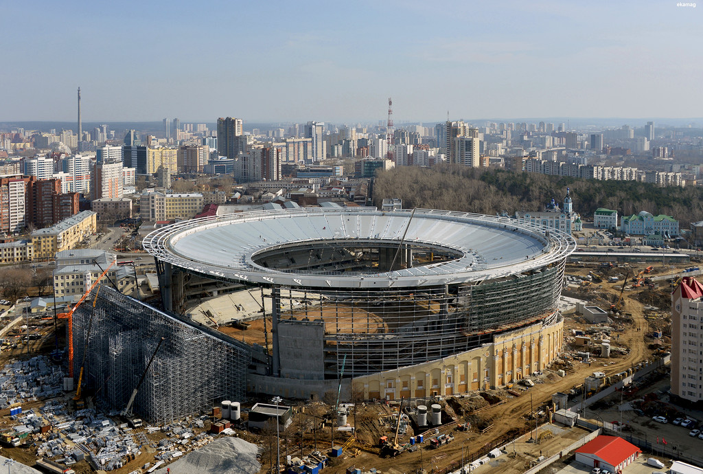 Сдачу стадиона к ЧМ в Екатеринбурге перенесли на 2018 год