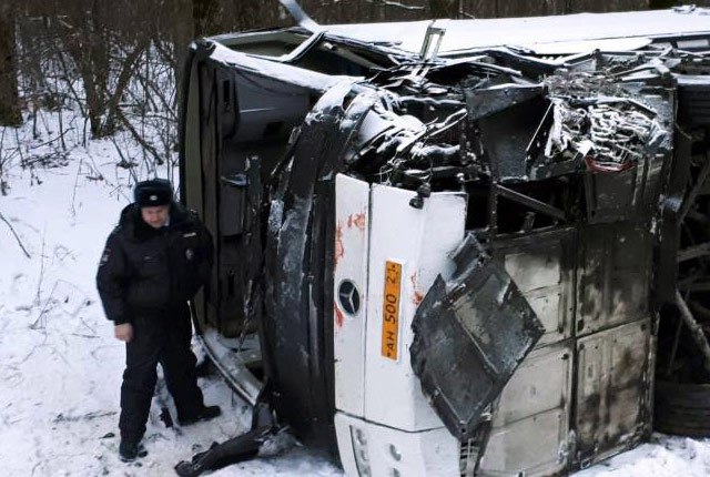 В ДТП с пассажирским автобусом в Нижегородской области погибли два человека