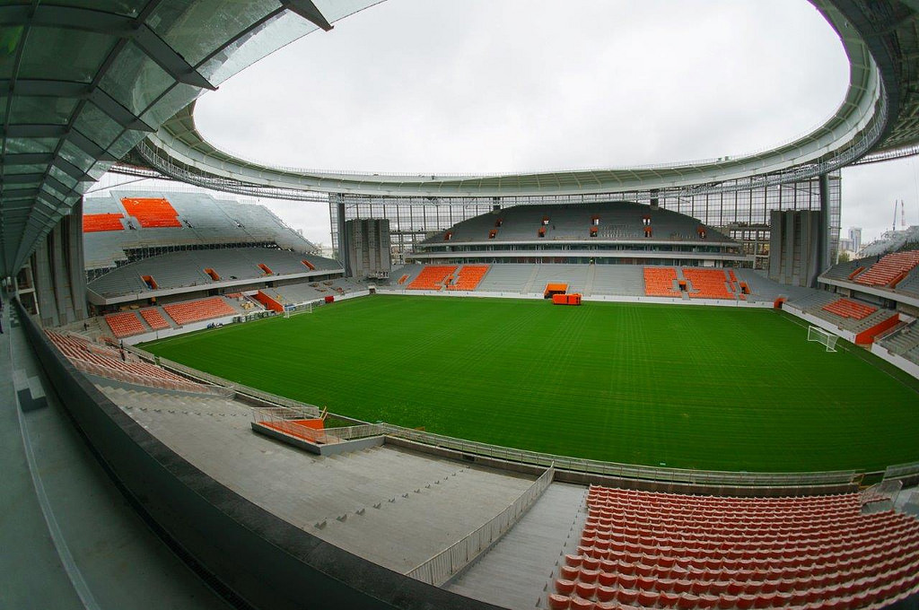 Первые футбольные матчи на стадионе «Екатеринбург Арена» пройдут в начале апреля