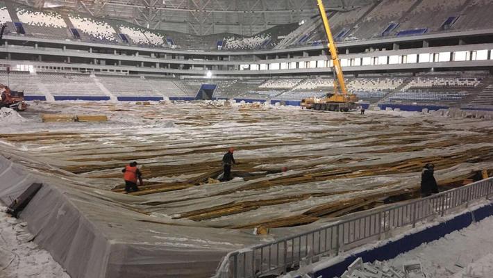 Строительство стадиона к ЧМ-2018 в Самаре завершится в начале апреля