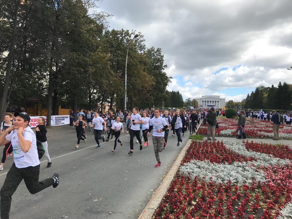Более 47 тыс. человек стали участниками «Кросса наций» в Екатеринбурге