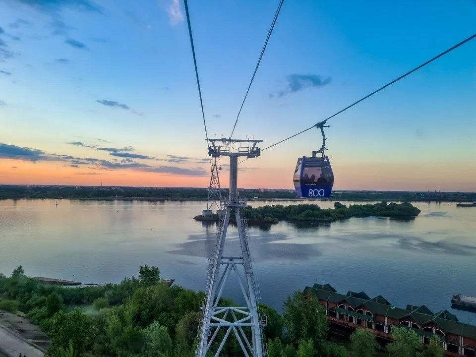 В Нижнем Новгороде построят вторую «канатку» через реку за 4,3 млрд руб