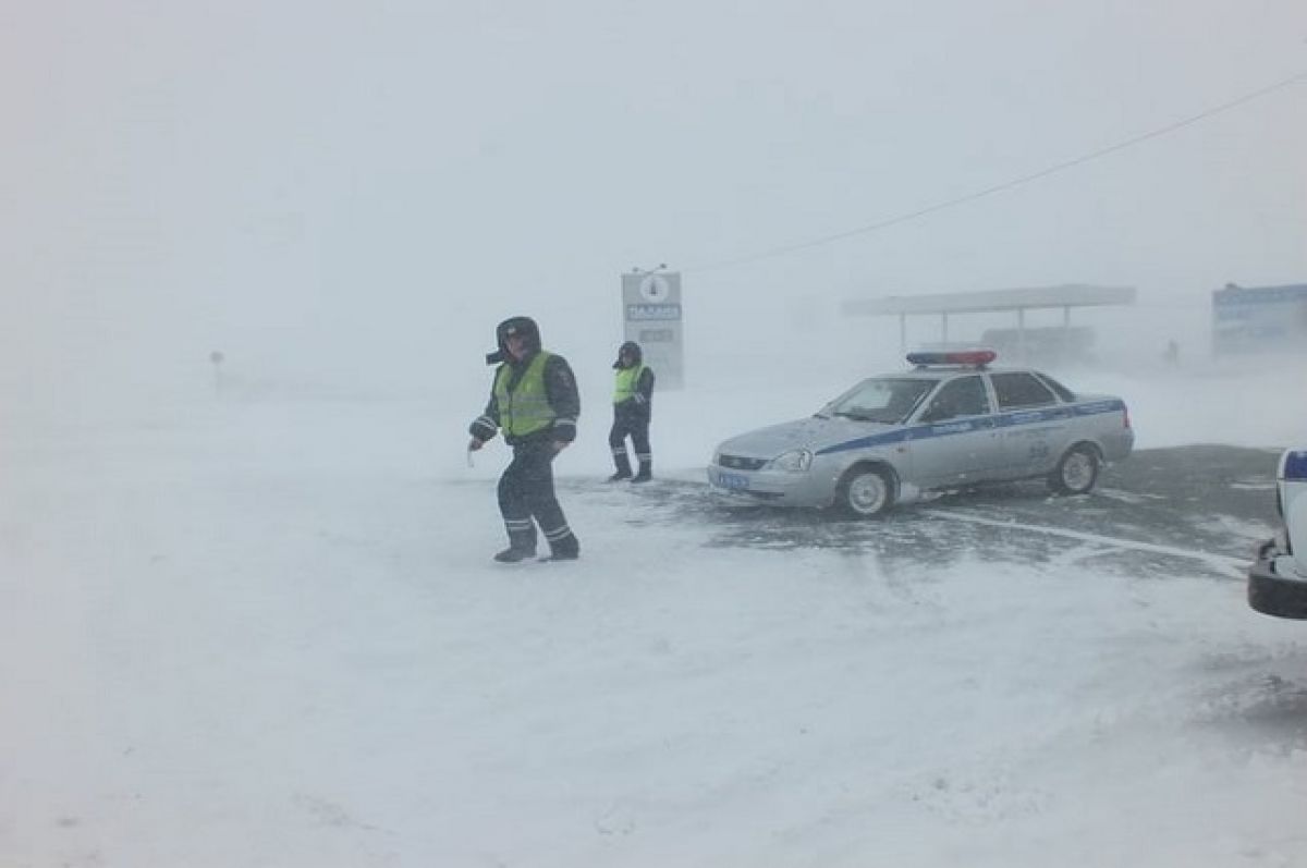 В Башкирии из-за непогоды перекрыты участки автодороги Уфа — Оренбург